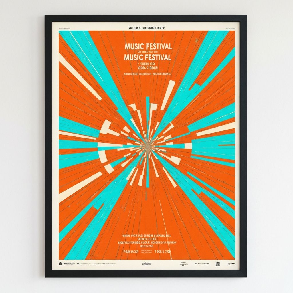 Port Chalmers Music Scene Poster